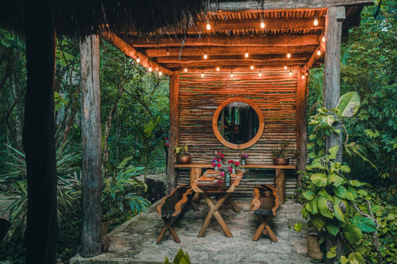 Pensjonat Madre Tierra Eco Habitat Puerto Morelos Zewnętrze zdjęcie