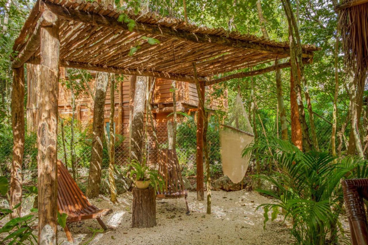 Pensjonat Madre Tierra Eco Habitat Puerto Morelos Zewnętrze zdjęcie