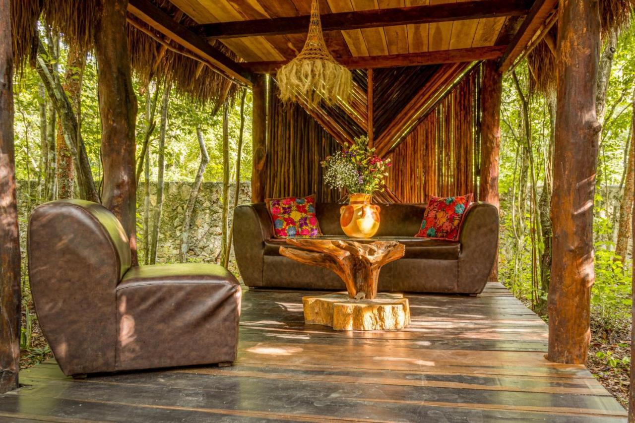 Pensjonat Madre Tierra Eco Habitat Puerto Morelos Zewnętrze zdjęcie