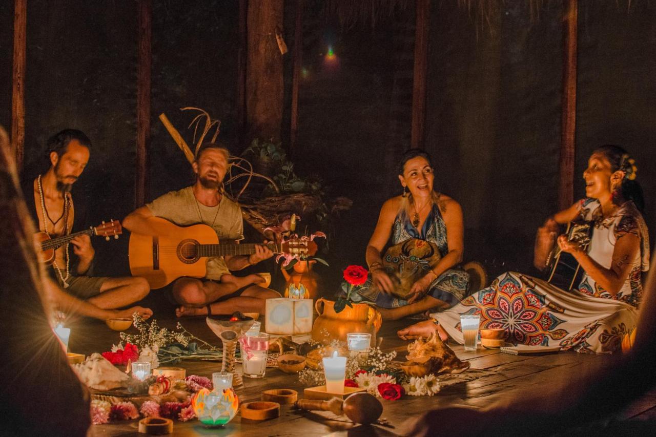 Pensjonat Madre Tierra Eco Habitat Puerto Morelos Zewnętrze zdjęcie