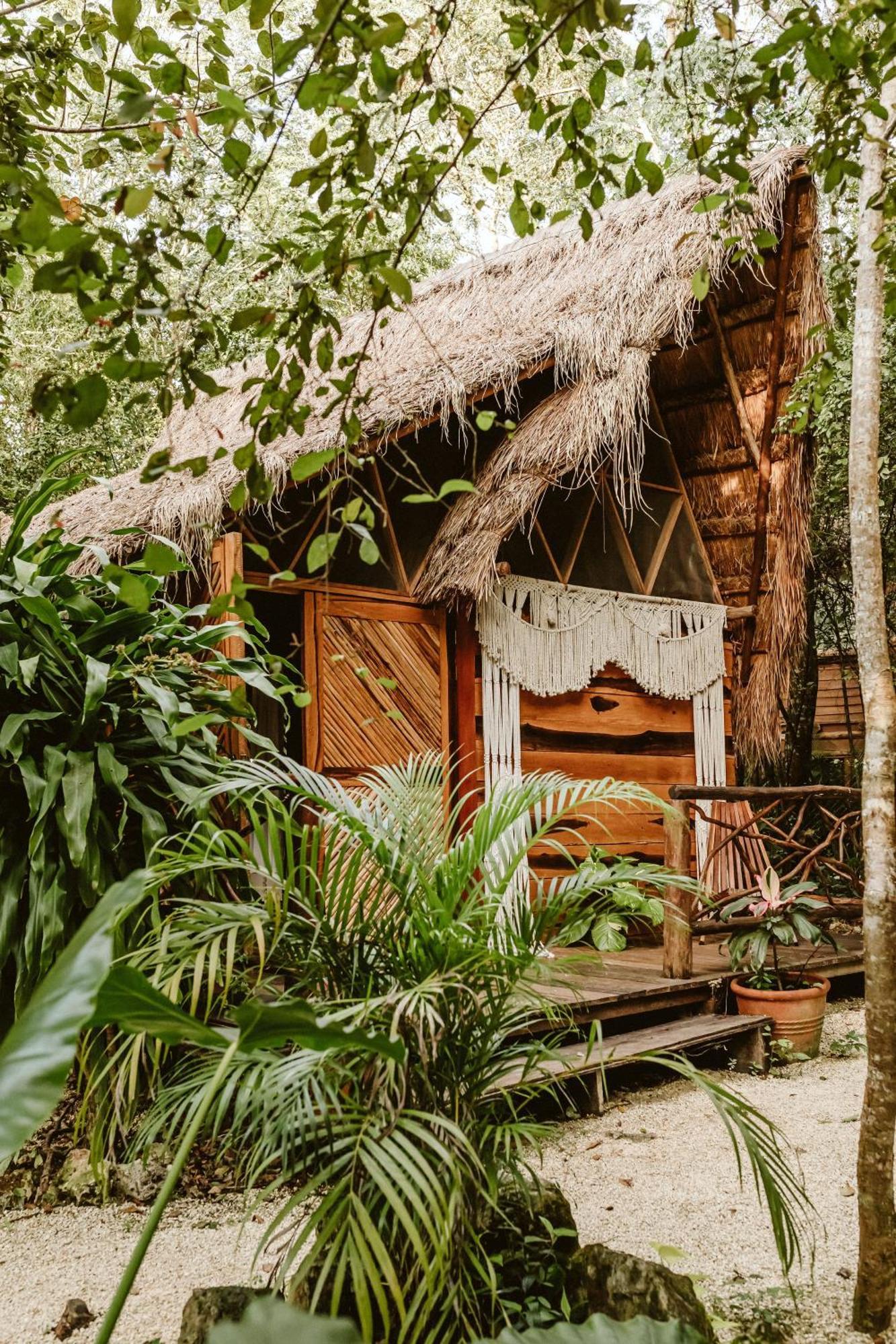 Pensjonat Madre Tierra Eco Habitat Puerto Morelos Zewnętrze zdjęcie