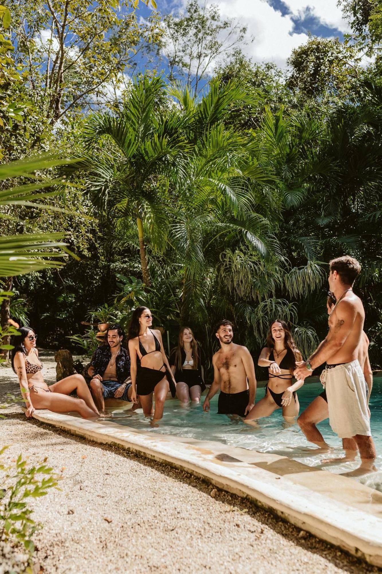 Pensjonat Madre Tierra Eco Habitat Puerto Morelos Zewnętrze zdjęcie