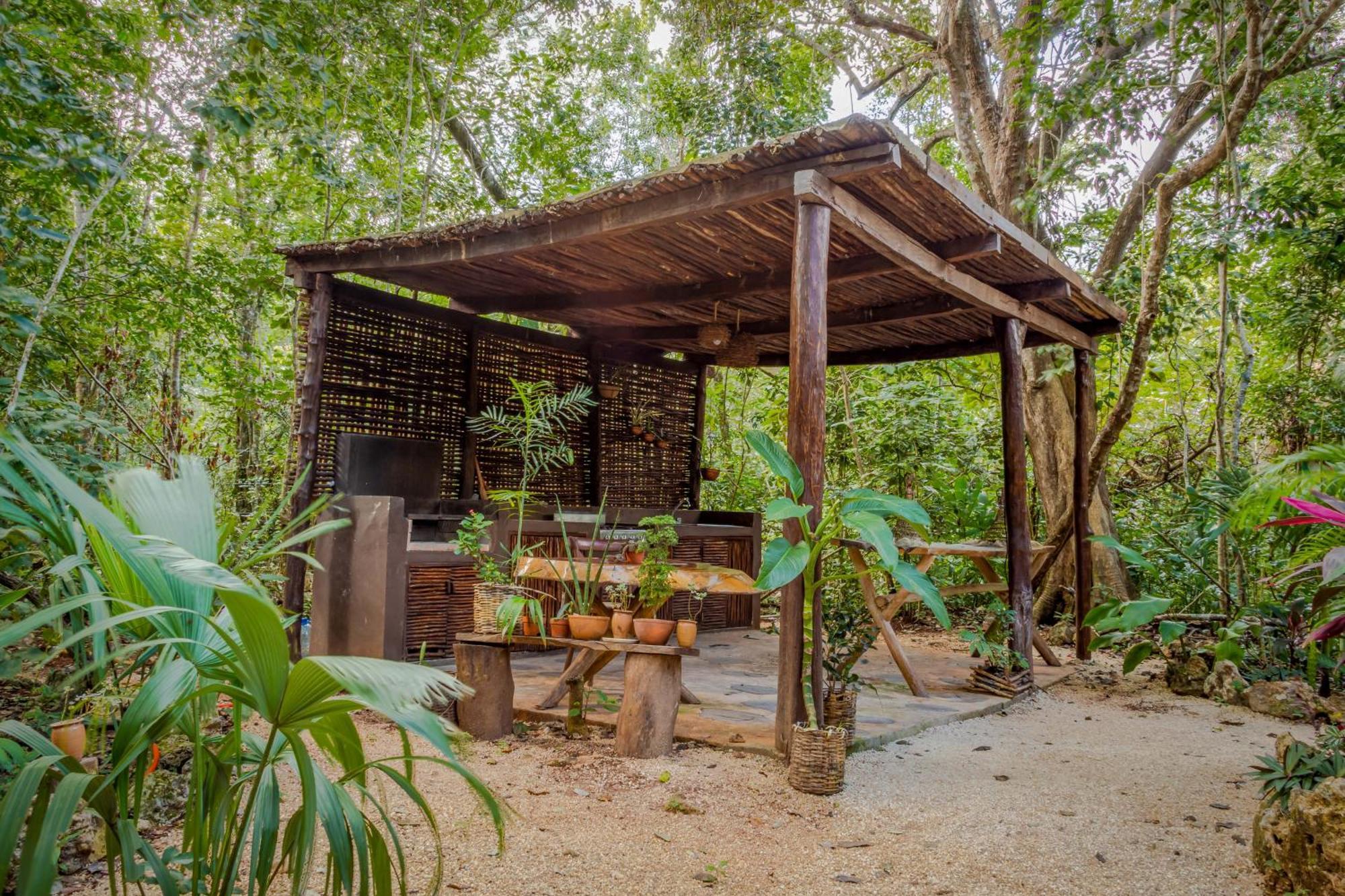 Pensjonat Madre Tierra Eco Habitat Puerto Morelos Zewnętrze zdjęcie