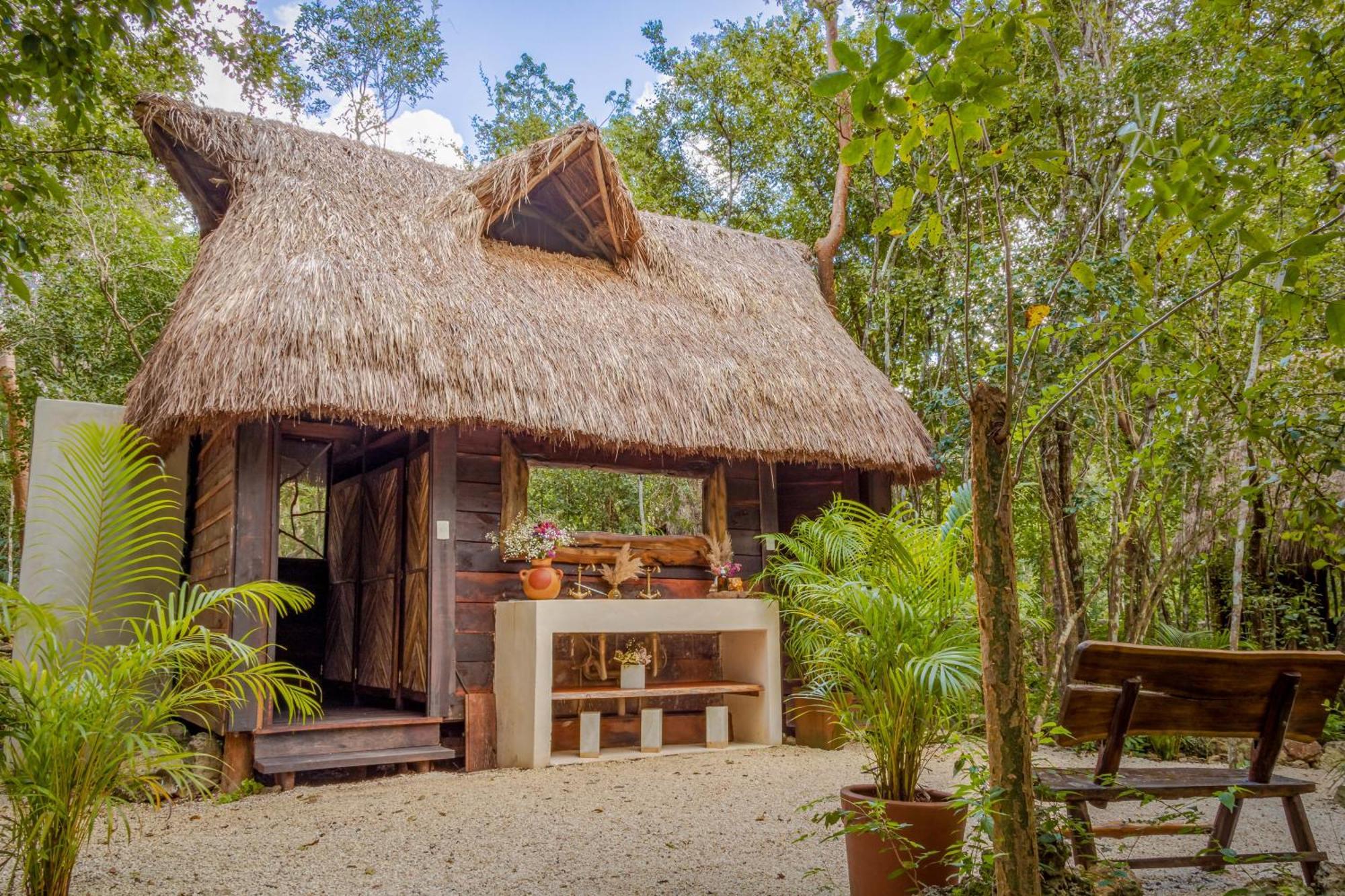 Pensjonat Madre Tierra Eco Habitat Puerto Morelos Zewnętrze zdjęcie